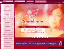 Tablet Screenshot of angelique.fr